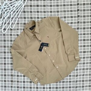 Polo Ralph Lauren Tan Button-Up Shirt